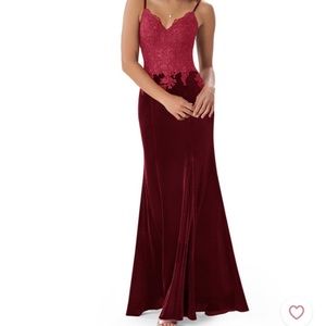 AZAZIE SASHA VELVET DRESS